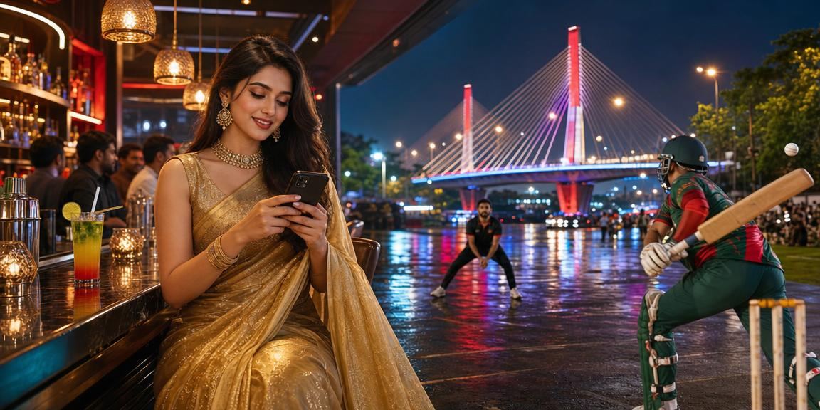 বরিশালে শাড়িতে ক্রিকেট বেটিং অভিজ্ঞতা